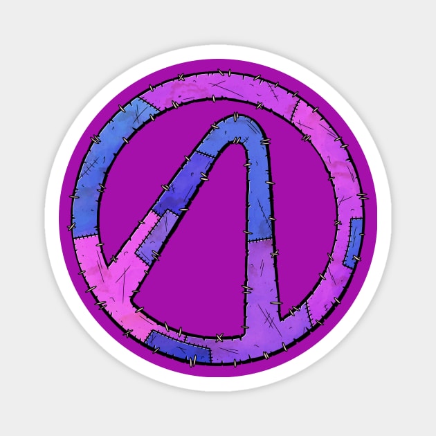 Vault Symbol Stitched Eridium - Borderlands Magnet by Doomgriever